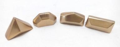 Geo Card Holder Gold — Cutlery